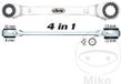 Vigor V3607 Dubbele ringsleutelratelset Sleutelbreedte (metrisch) 12 - 13 mm