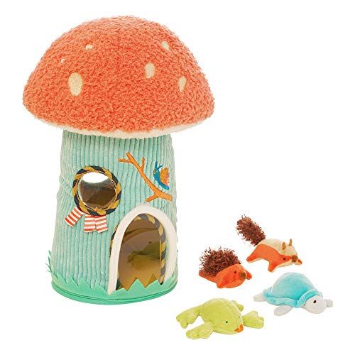 Manhattan Toy Toadstool Cottage Pluche Fill & Spill Baby en Peuter Activiteit Speelgoed, Multicolor