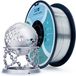 PLA Soie Filament 1.75mm - Argent soyeux - 1kg