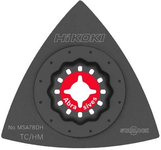Hikoki Accessoires HiKOKI MSA78DH - Trapezium Schuurplaat - Starlock Bevestiging - Widia Coating