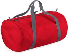 Bagbase Klein opvouwbare ronde sporttas, Kleur Classic red