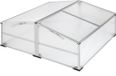tectake Aluminium Kweekbak Plantenbed - 102 x 102 x 41 cm