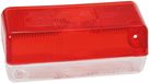 Hella 9EL 132 215-001 lichtschijf, glashelder, rood