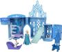 Disney Frozen, Palais de Glace d'Elsa, set de jeu, empilable, mini-poupée de 9 cm, 8 accessoires, incluant Olaf, pour enfants à partir de 3 ans