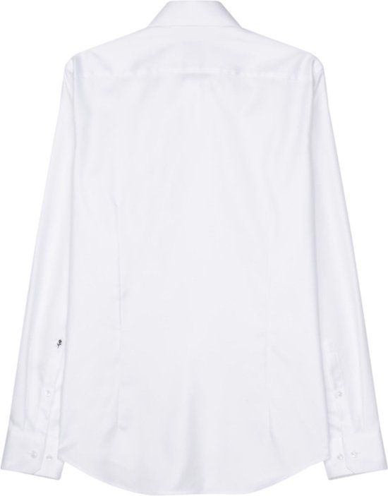 Seidensticker Shaped Fit Overhemd - Twill - Wit - Maat 41 - Heren