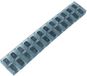 Kalitec 10x Platte Stekkers Geïsoleerd - 6,3 x 0,8 mm - Vertind Messing
