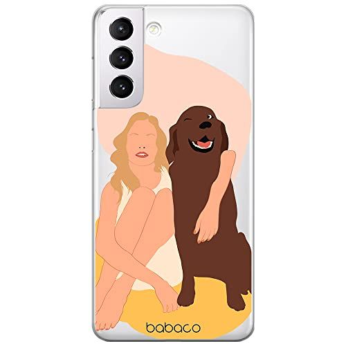 BABACO ERT GROUP mobiel telefoonhoesje voor Samsung S21 origineel en officieel erkend Babaco patroon Dogs 007 optimaal aangepast aan de vorm van de mobiele telefoon, gedeeltelijk bedrukt