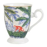GENEVIEVE LETHU 535736 Mok van Porselein, Collectie SARUMBAYA, Bloemendecoratie, Koffiemok, Theemok, Kruidenthemok in Doos