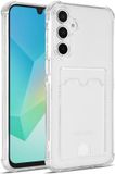 Selected by GSMpunt.nl Transparant Hoesje met Pasjeshouder Geschikt voor Samsung Galaxy A16 | Back Cover Dun TPU | Schokbestendig | Ultra Dun | Kaarthouder Achterkant | Shockproof | Doorzichtig