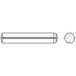 TOOLCRAFT 1066825 Goupille cannelée cylindrique (Ø x L) 5 mm x 10 mm acier inoxydable A1 100 pc(s)