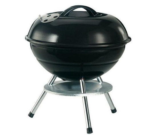 Garden Grill 1810000155 houtskool barbecue / zwart / staal / rond