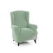 FAVERTI Super elastische hoes voor oorfauteuils, 1-zits, 70 tot 100 cm, model Novele, turquoise