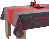 Le linge de Jules Astrid Vlekbestendig Tafelkleed Rood - Rechthoek 150 x 240 cm