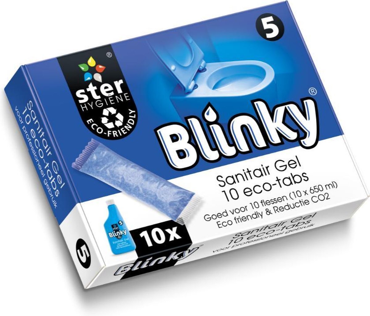 Blinky Eco Tabs Sanitair Gel | Nr 5 | 10 stuks