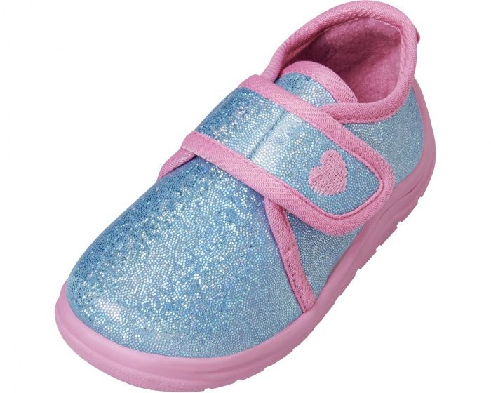 Playshoes babyschoenen meisjes textiel turquoise/roze