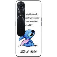 Maniacase Etui Oppo A78 5G steek-lilo-familie-wit