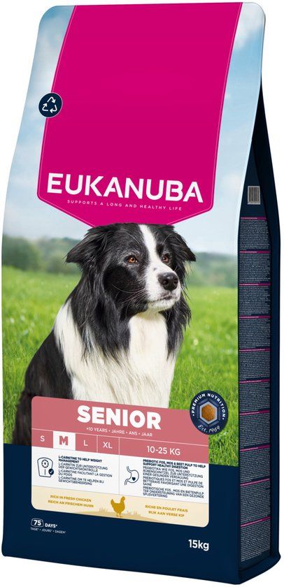 Eukanuba Senior Medium Breed Kip - Hondenbrokken - 15 kg
