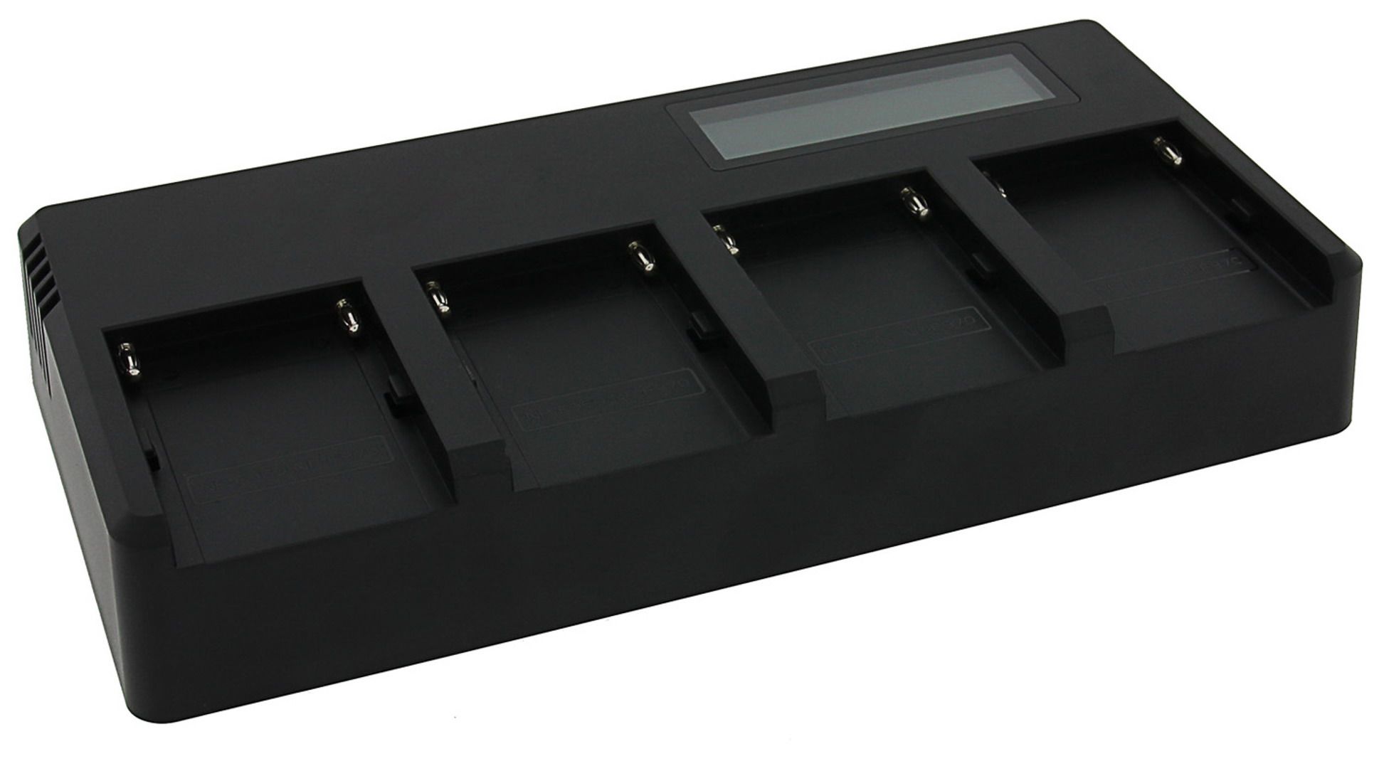 Snellader voor 4 accu's Sony L-serie (NP-F550, NP-F750, NP-F960, NP-F970)