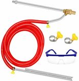 Merkloos / Sans marque F&M RATES LTD Hogedrukzandstraalset voor hogedrukreiniger en nat zandstralen 5000 PSI, 1/4" snelkoppeling, met masker, 3,5 opening, voor schurende reiniging