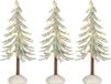 Luville Snowy Tree Blanc Lumineux - Set de 3