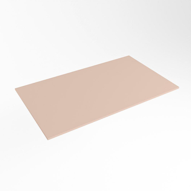 Mondiaz Mondiaz TOP 41 Topblad - 70x41x0.9cm - geschikt voor afdekplaat - Solid surface - Rosee XIM49847Rosee