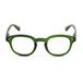 Contacta Hipstyle Bebop Leesbril dames en heren, klassiek, kleurrijk, flex-beugelframe, groen, +2,50, met brillenetui