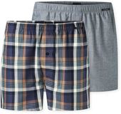 Schiesser Heren Boxershorts Katoen Web Multipack - Webboxer Boxershorts Heren (2 stuks)