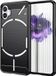 Techsuit Hoesje geschikt voor Nothing Phone (1) - Carbon Silicone Back Cover - Zwart
