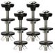 4 Stuks Inox Schroeven voor Spoelbak en WC Montage