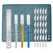 3 stuks cutter voor doe-het-zelf kunst werk snijden, scalpel met 30 reservemesjes, knutselmes, cuttermes, hobbymes, snijmes, snijwerk, sculptuur, raamfolie, lakbeschermingsfolie