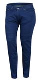 Bikers Gear Australië Nieuwe Dames Stretch Kevlar Gevoerde Beschermende Motorfiets Jeans met Verwijderbare CE 1621-1 Armour, Blauw, Maat 6