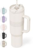 ONYX Bouteille avec Paille 1.2 Litre - Coco Blanc