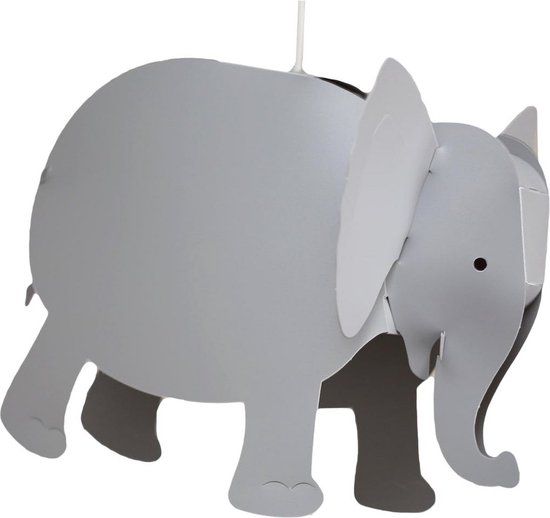 R&M Coudert Olifant Kinder Hanglamp - Grijs - 33cm