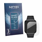 Savvies 3 Stuks Screenprotector - Geschikt voor Xiaomi Redmi Watch 6 Active - Transparant