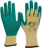 NITRAS SAFETY gant en latex "grip" gant en latex taille 11 grip vert/jaune
