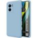 Zachte Realme Zachte vloeibare siliconen beschermhoes voor Realme Narzo 50 5G, blauw