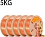 PLA filament d'imprimante 3D - Soie mate, double couleur - Changeant de couleur - 1,75 mm ±0,03 mm - Convient aux imprimantes 3D FDM - 5 kg - Or/Cuivre