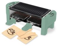 Merkloos Raclette grill - PFAS-vrij - 1 of 2 personen - 320 W - Afneembare grill