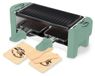 Merkloos Raclette grill - PFAS-vrij - 1 of 2 personen - 320 W - Afneembare grill