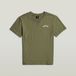 G-Star NIFOUS R T SS T-shirt Homme Coton Vert Taille 10