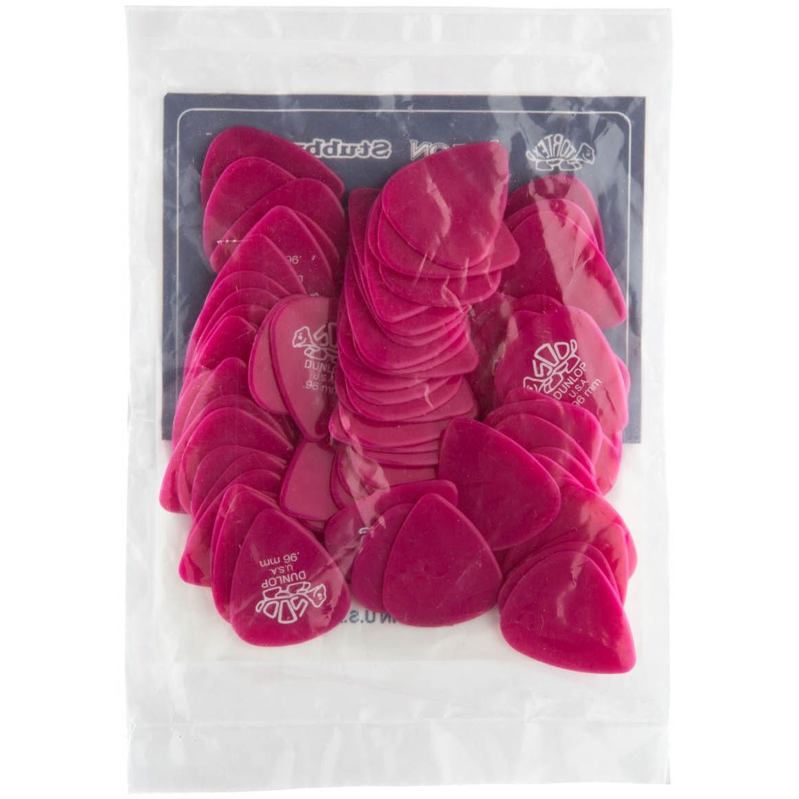 Dunlop Delrin 500 0.96mm 12-pack plectrumset donker roze