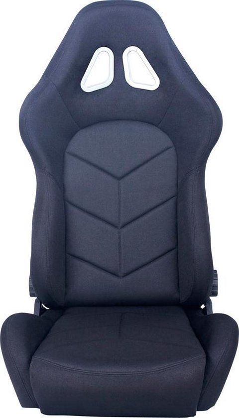 AutoStyle Sportstoel 'TN' - Zwart - Verstelbare Rugleuning