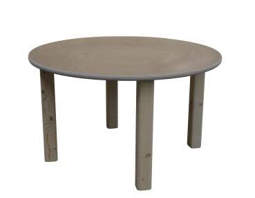 Die Schreiner Kindertafel - rond tafelblad - naturel - 80 cm - 4064352001388