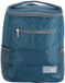 Merkloos Strand/camping koeltas - Rugtas/rugzak model - 23 x 15 x 36 cm - 2 vakken - blauw