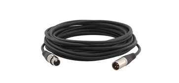 Kramer Electronics Kramer XLR (M) to XLR (F) Quad Style Audio Cable - 3m - Black