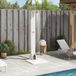Maison Exclusive - Douche extérieure 214,5 cm, bois massif (pin) et acier inoxydable, blanc