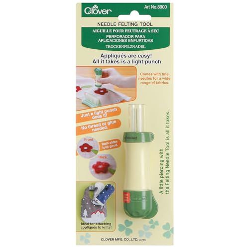 Clover Vilten Naaldgereedschap, Groen, 1
