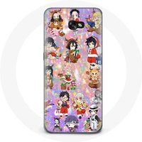 Maniacase Hoesje Samsung Galaxy A3 2017 Demon Slayer Vrolijk Kerstcadeau Poster