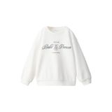 Mango Kids sweater met print - wit
