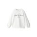 Mango Kids sweater met print - wit